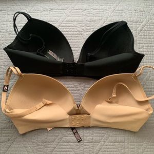 Two Victoria’s Secret black and nude.